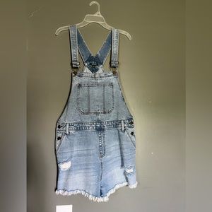 Wild Fable Denim Overalls (Shorts)